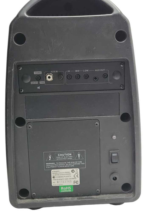 Simeon 500WU Diversity Portable UHF Soundeld FM System, READ _