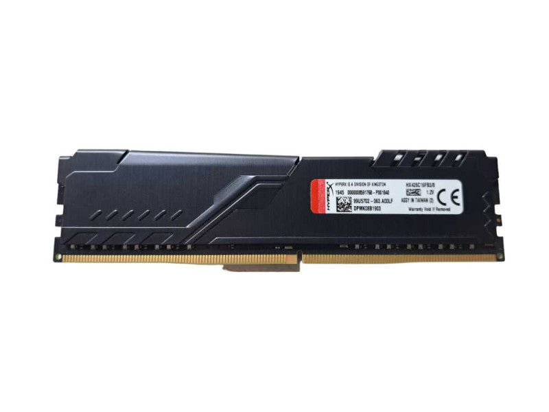 Kingston HyperX Fury Black 8GB DDR4-2666 CL16 Desktop Memory | HX426C16FB3/8 )