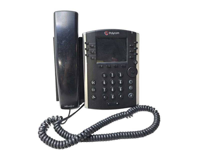 Polycom VVX410 | 12-Line VoIP IP SIP Business Phone | Factory Reset )