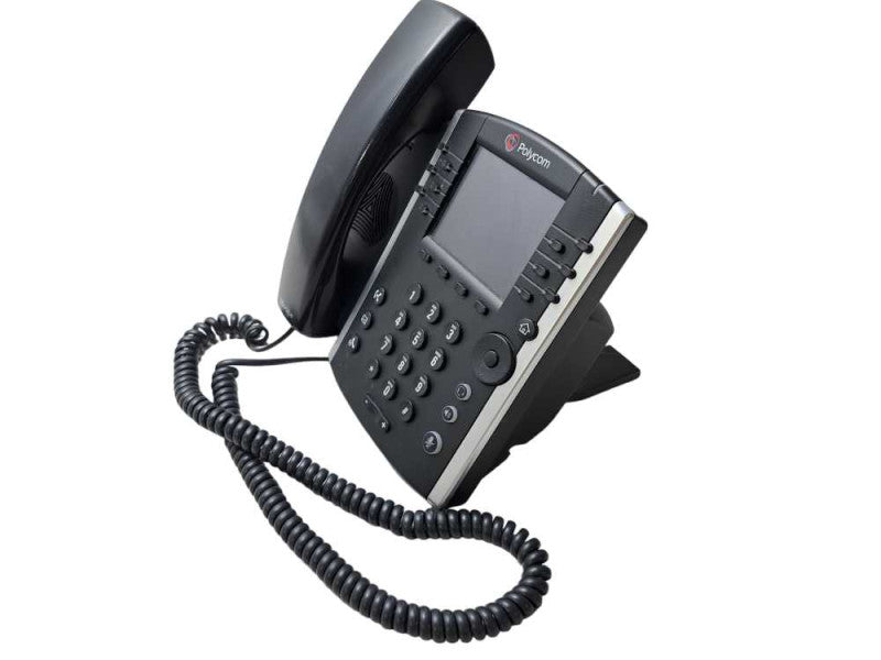 Polycom VVX410 | 12-Line VoIP IP SIP Business Phone | Factory Reset )