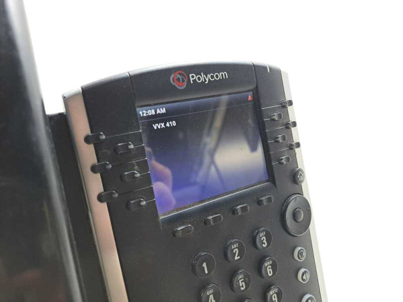 Polycom VVX410 | 12-Line VoIP IP SIP Business Phone | Factory Reset )