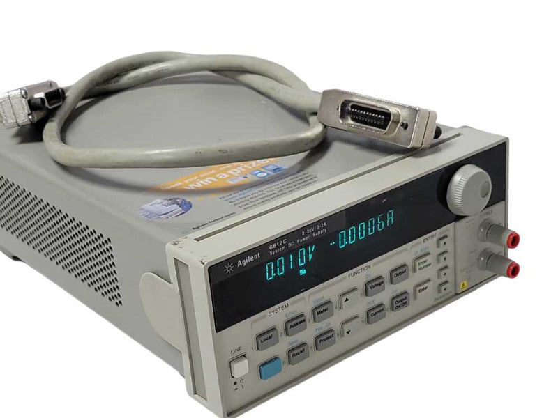 Agilent 6612C System DC Power Supply with HP 10833A Cable, READ _