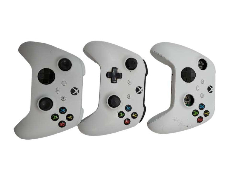 Bundle of 3 Microsoft Xbox One White Controllers ( For Parts ) â