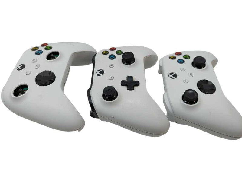 Bundle of 3 Microsoft Xbox One White Controllers ( For Parts ) â
