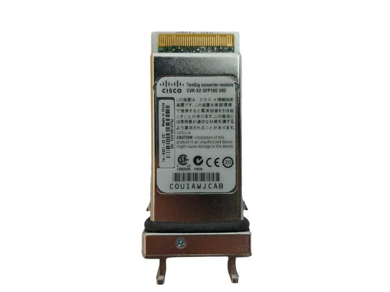 CISCO TENGIG CONVERTER MODULE CVR-X2-SFP10G V02