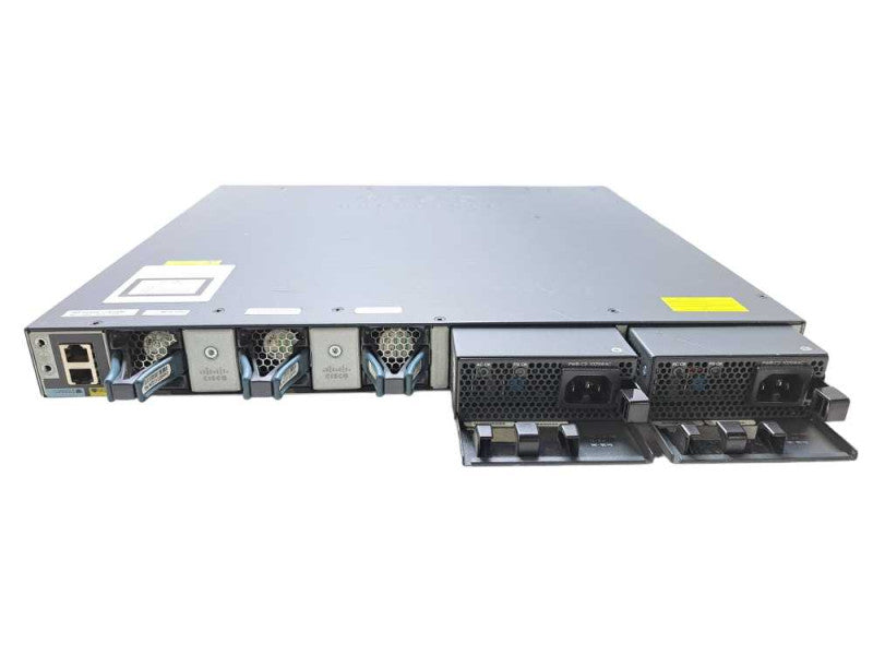 Cisco WS-C3650-48PD-S | 48-Port Gigabit PoE+ 2x10G SFP+ LANBase Switch )