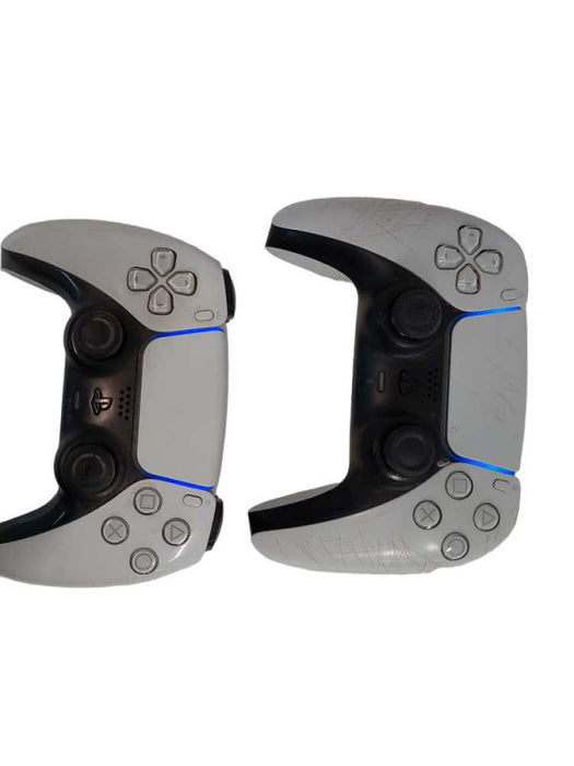 Bundle of 2 Sony Playstation 5 White Controllers Model: CFI-ZCT1W â