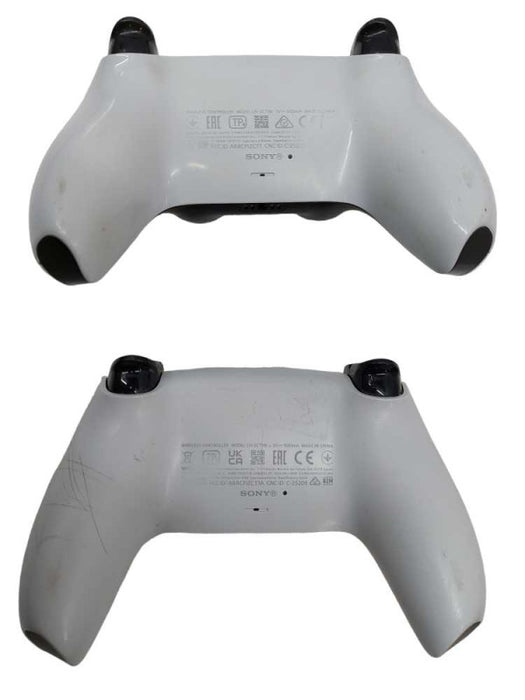 Bundle of 2 Sony Playstation 5 White Controllers Model: CFI-ZCT1W â