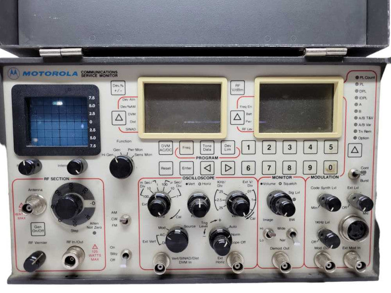 MOTOROLA R-2200B COMMUNICATIONS SERVICE MONITOR 400Mhz-1Ghz