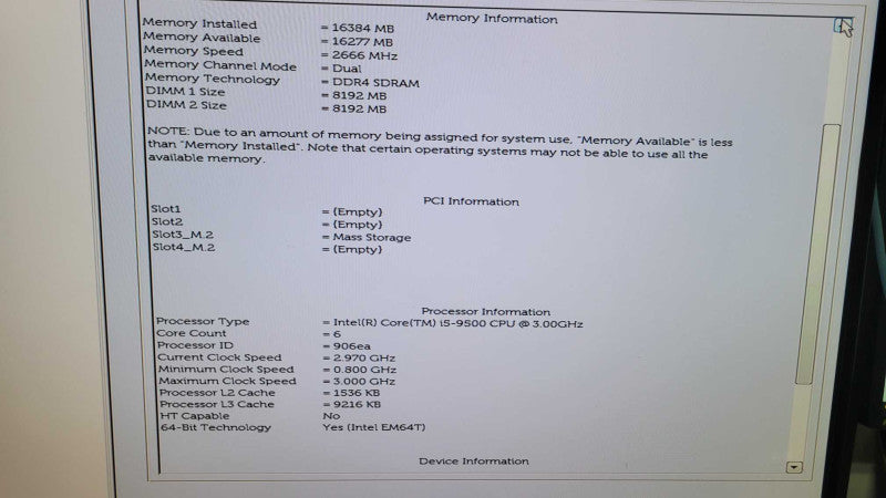 Dell OptiPlex 3070 - Core i5-9500 | 16GB RAM | 512GB NVMe %