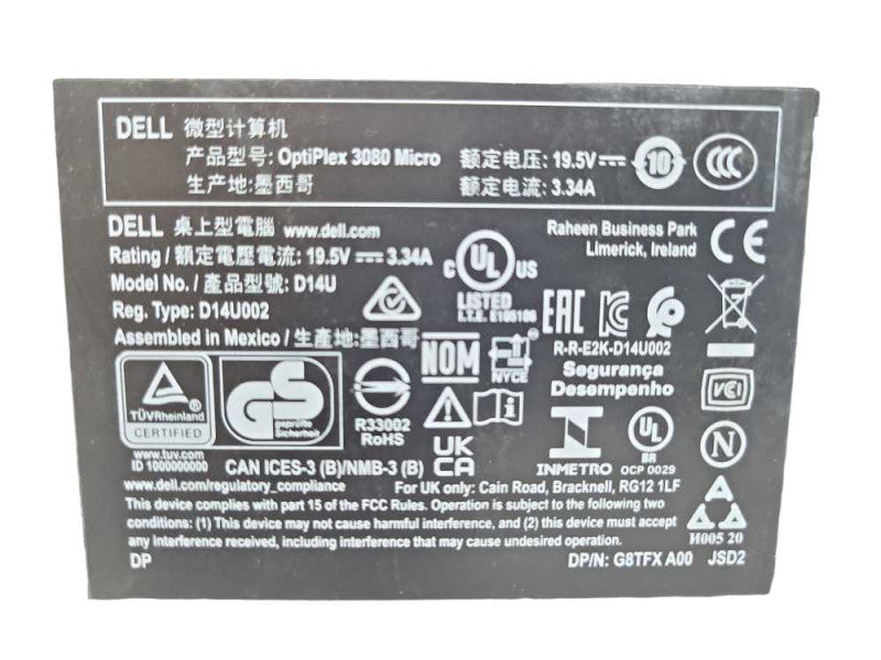 Dell OptiPlex 3080 - Core i5-10500T | 8GB | 256GB SSD + PWR  %