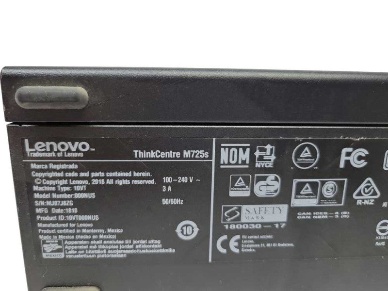 Lenovo ThinkCentre M725s - AMD Ryzen 5 PRO 2400G | 8GB RAM | NO HDD %