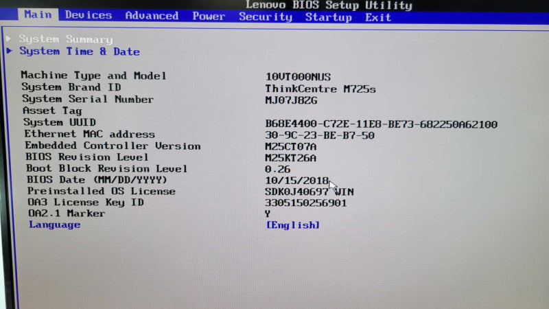 Lenovo ThinkCentre M725s - AMD Ryzen 5 PRO 2400G | 8GB RAM | NO HDD %