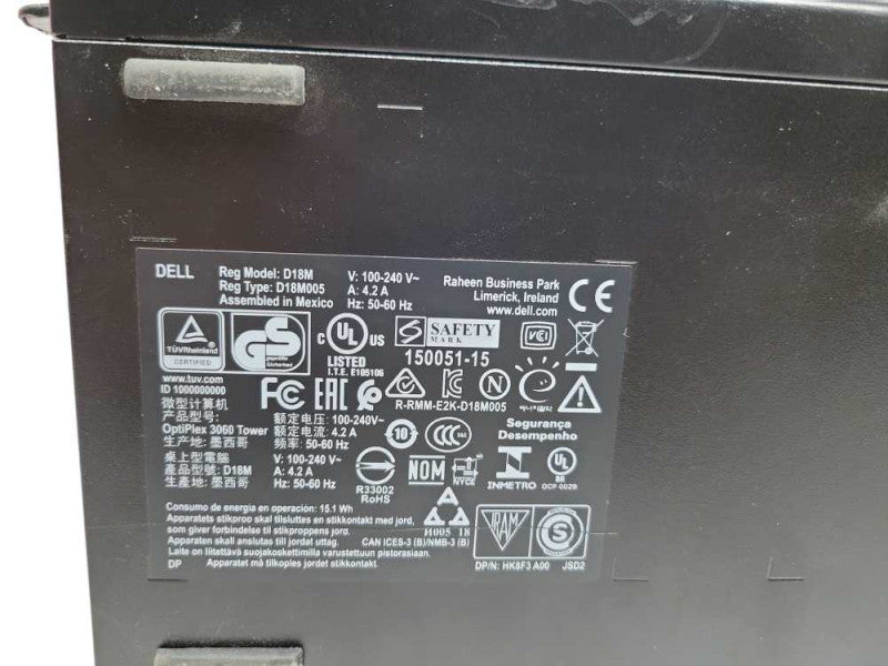 Dell OptiPlex 3060 - Core i5-8500 | 16GB RAM | 512GB NVMe %