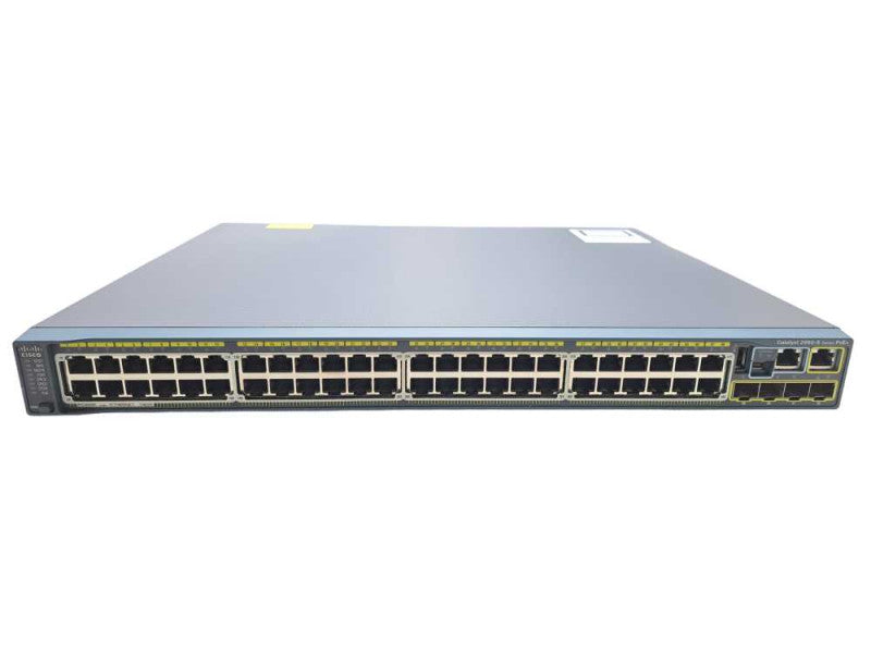 Cisco WS-C2960S-48FPS-L V04 | 48 Port Gigabit PoE+ 740W Switch + Stack Mod  Q)
