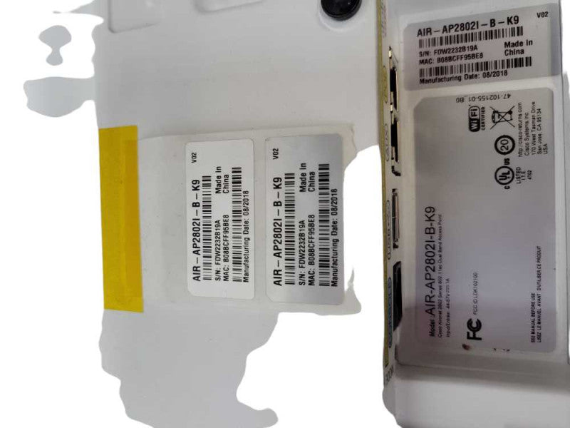Cisco AIR-AP2802I-B-K9 802.11ac Dual Band Access Point %
