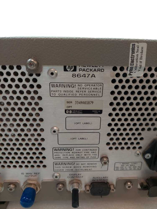 HP 8647A Signal Generator 250kHz-1000MHz =