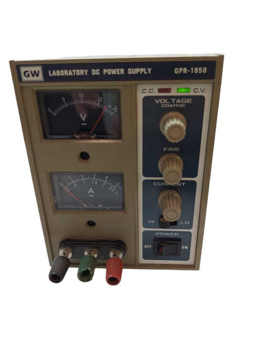 Vinatge GW Laboratories DC Power Supply Model: GPR-1850 =