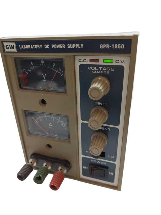 Vinatge GW Laboratories DC Power Supply Model: GPR-1850 =