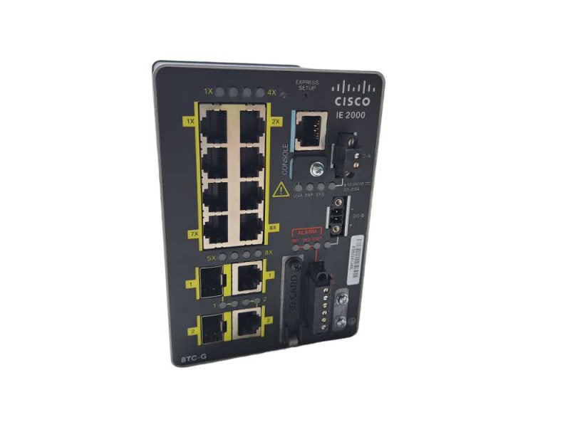 Cisco IE-2000-8TC-G-B V01 | 8-Port Industrial Switch | Factory Reset Q)