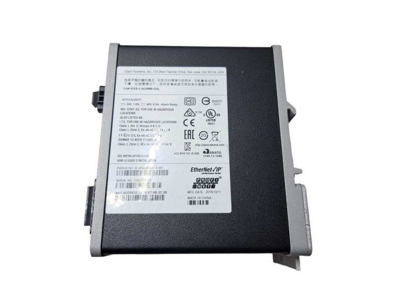 Cisco IE-2000-8TC-G-B V01 | 8-Port Industrial Switch | Factory Reset Q)