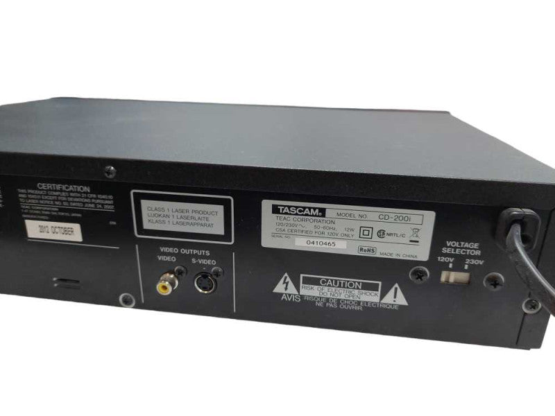 TasCam CD-200i Compact Disc Player  =