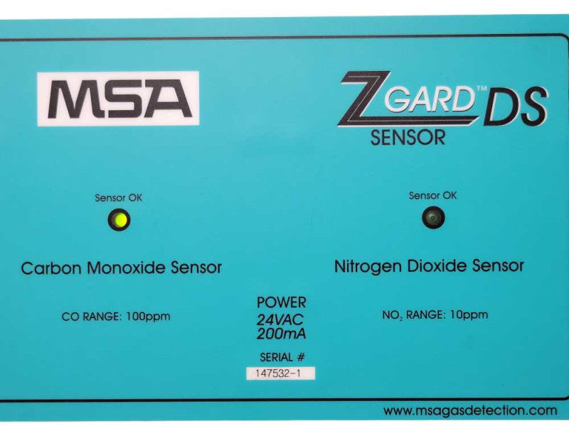 MSA ZGard DS Sensor ZGARD-DS EC-CO/NO2 CO/N02 Sensor, READ _