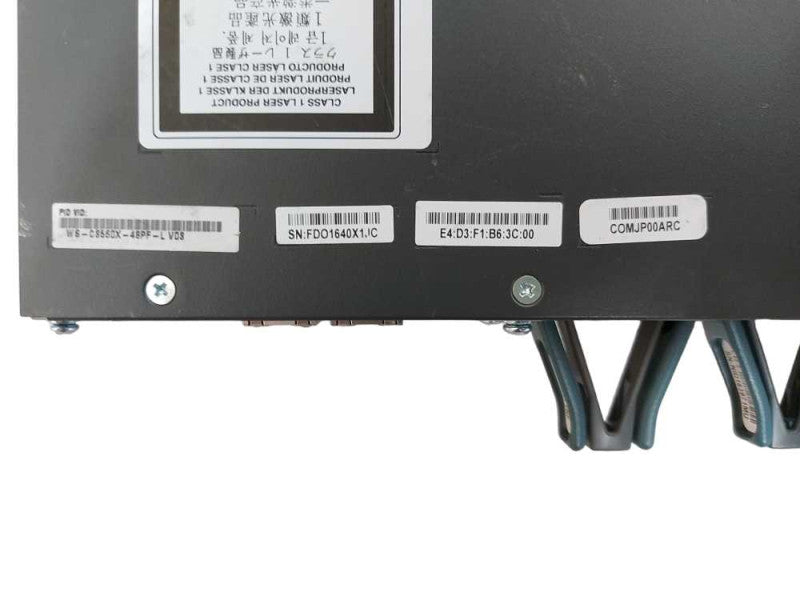 Cisco WS-C3560X-48PF-L 48 Port PoE+ Gigabit Switch, 1x 1100W PSU