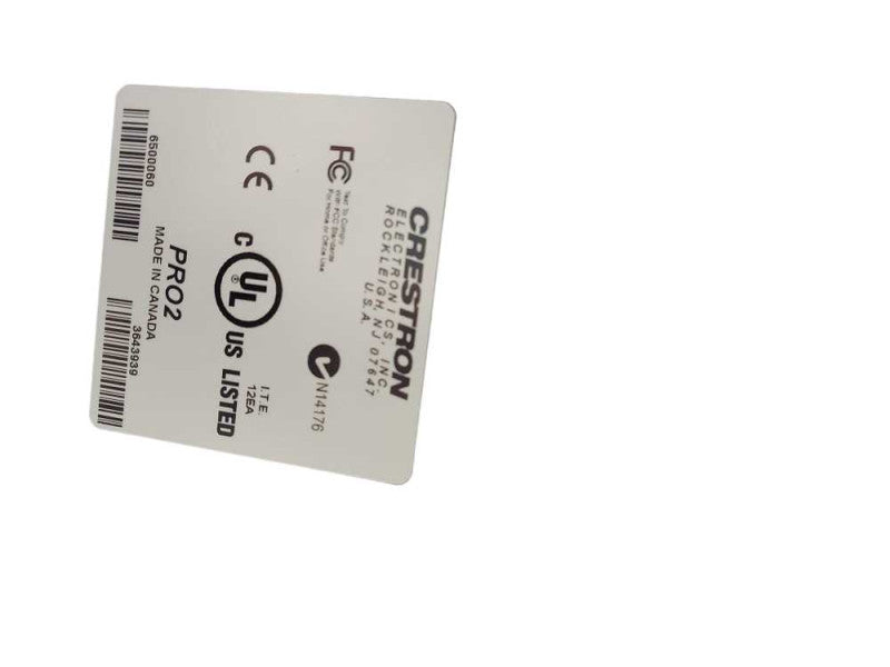 Crestron Pro2 Professional Control Processor Model: pro2 =