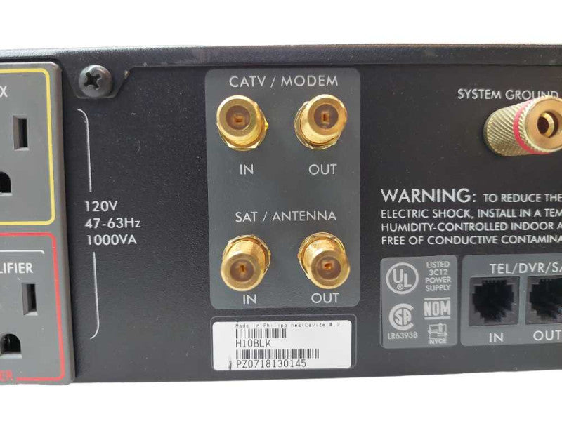 APC H10 Power Conditioner Model: H10BLK  =