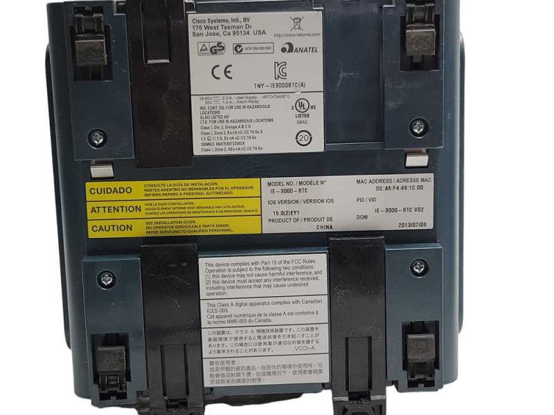 Cisco IE-3000-8TC IE 3000 Industrial Ethernet Switch Q_