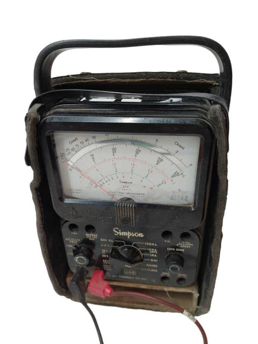 Vinatge Simpson 260 Series 8 Analog Multimeter Volt Ohm Milliammeter =