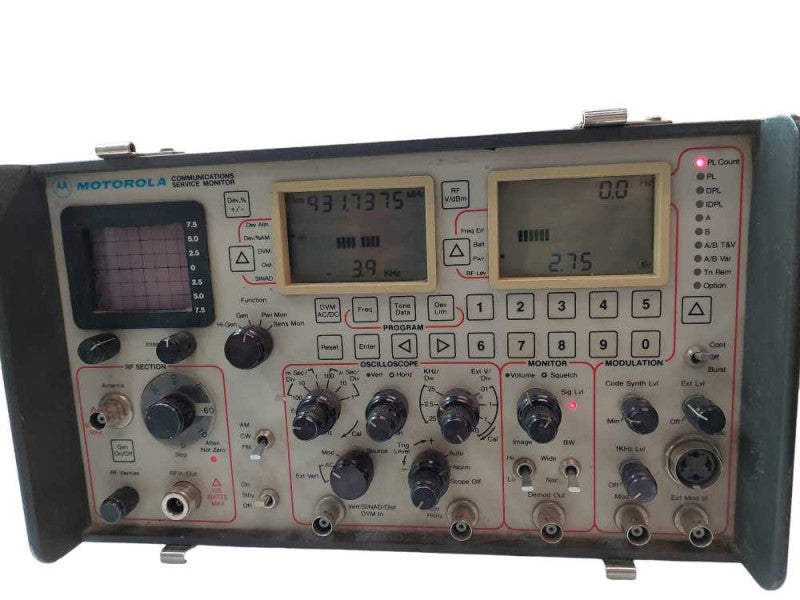 Vintage Motorola Communications Service Monitor Model:R2200A =