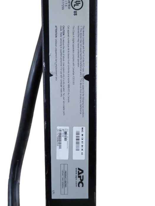 APC AP7932 Switched Metered Rack PDU, READ Q_