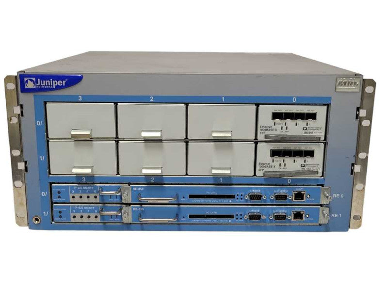 Juniper M10i Multiservice Edge Router w/ Cards and 3x PSU, READ _