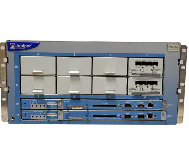 Juniper M10i Multiservice Edge Router w/ Cards and 3x PSU, READ _