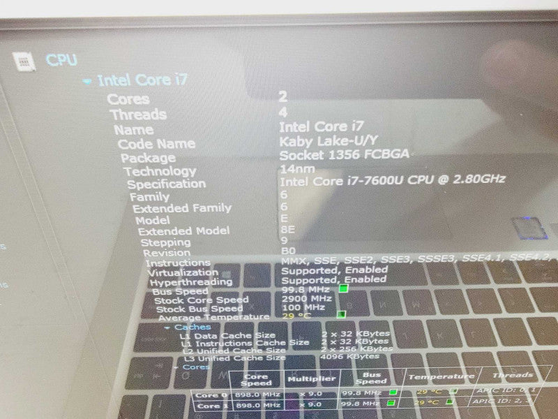 HP EliteBook x360 1030 G2 i7-7600@ 2.80GHz, 8GB DDR4, 512GB NVMe