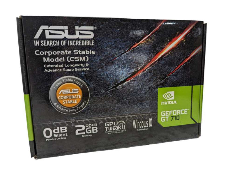 NVIDIA ASUS GeForce GT 710 2GB Graphics Card  Q-