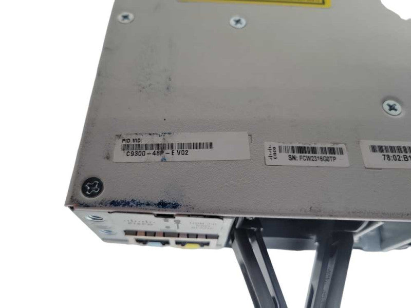 Cisco Catalyst C9300-48P-E 48-Port Gb PoE+ L3 Managed Switch 2x PSU %