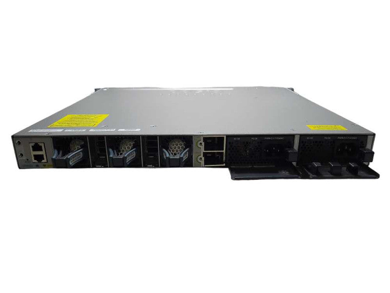 Cisco WS-C3850-48P-S Gigabit PoE Switch w/ C3850-NM-2-10G 2x 715W PSU $