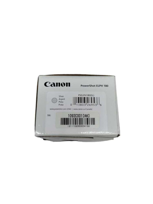 Canon PowerShot ELPH180 20MP Digital Camera W/Battery / Charger (Open Box) %