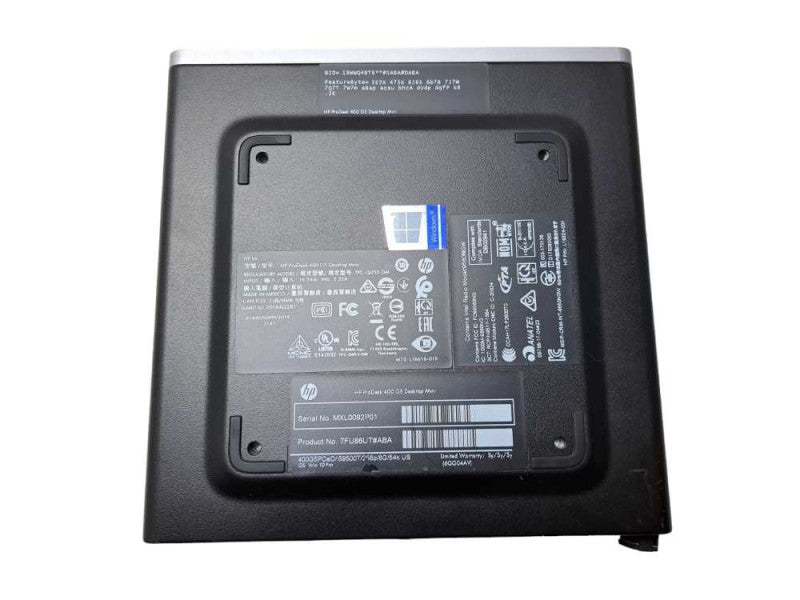 HP ProDesk 400 G5 USFF | i5-9500T @ 2.20GHz 8GB DDR4 256GB NVMe + PWR )