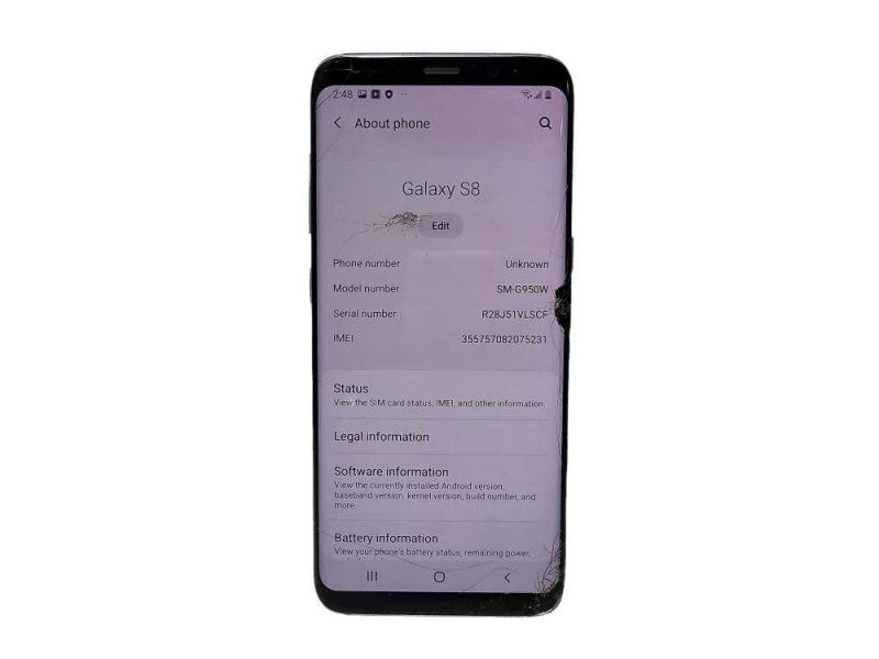 Samsung Galaxy S8 64GB (SM-G950W) - READ $