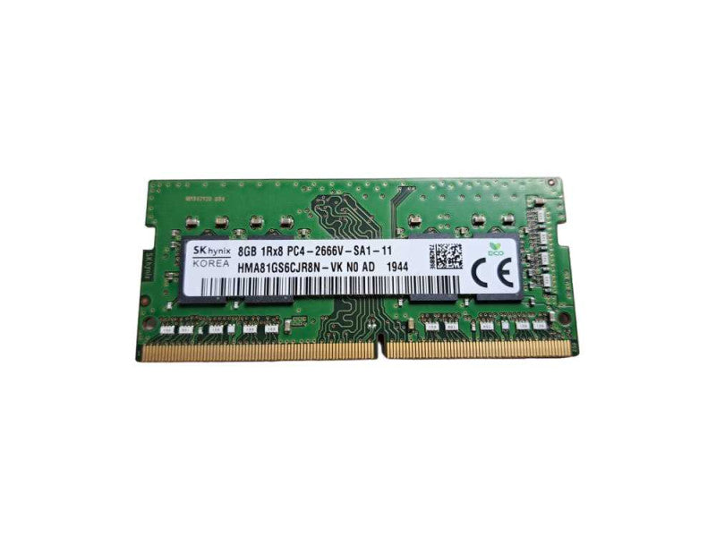 SK Hynix 8GB 1Rx8 PC4-2666V-SA1-11 | DDR4 SODIMM Laptop Memory )