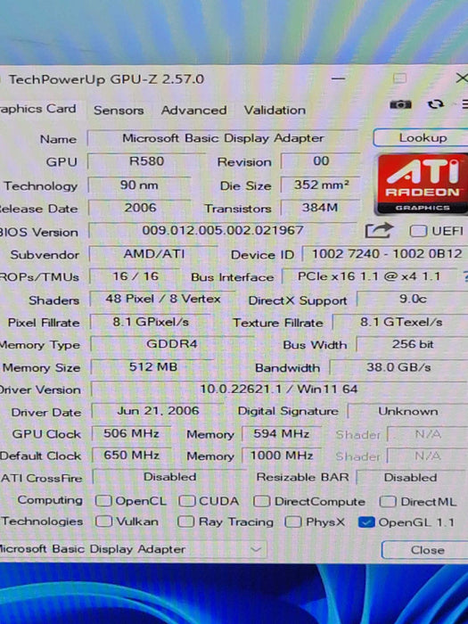ATi Radeon X1950XTX 512MB PCIE %