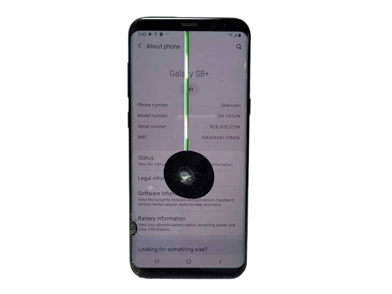 Samsung Galaxy S8+ 64GB SM-G955W READ $