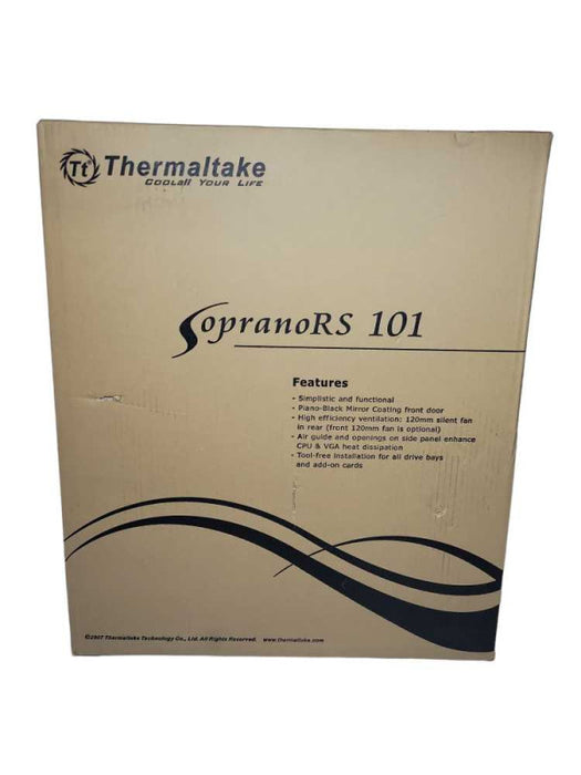 Thermaltake SopranoRS 101 VG7000BWS Black TX Mid Tower Computer Case Q%