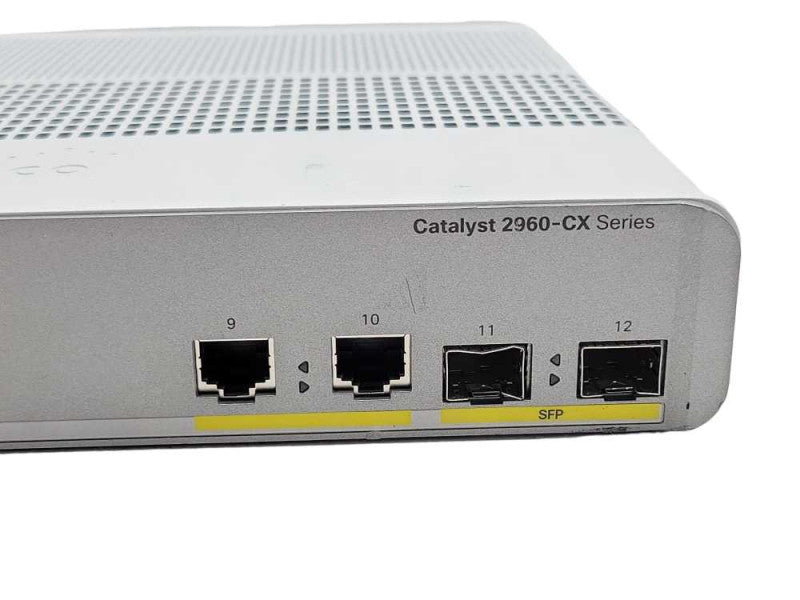 Cisco WS-C2960CX-8TC-L 8-Port Gigabit Managed switch, SEE Q_