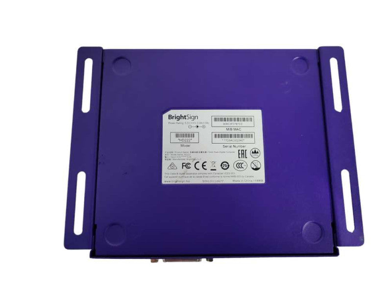 BrightSign Digital Signage Player (Model: HD222) Q!