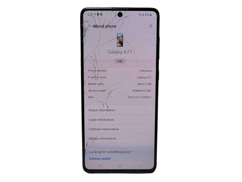 Samsung Galaxy A71 - 128GB - Unlocked Single SIM $